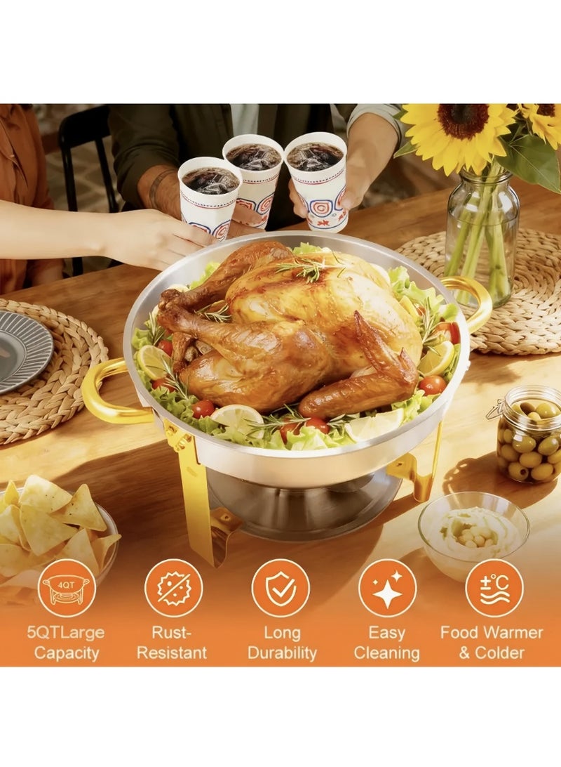 هوت بوت 5 لتر - سخان طعام ذاتي الخدمة من الفولاذ المقاوم للصدأ مع رف أغطية للفعاليات والمطاعم - Image 4